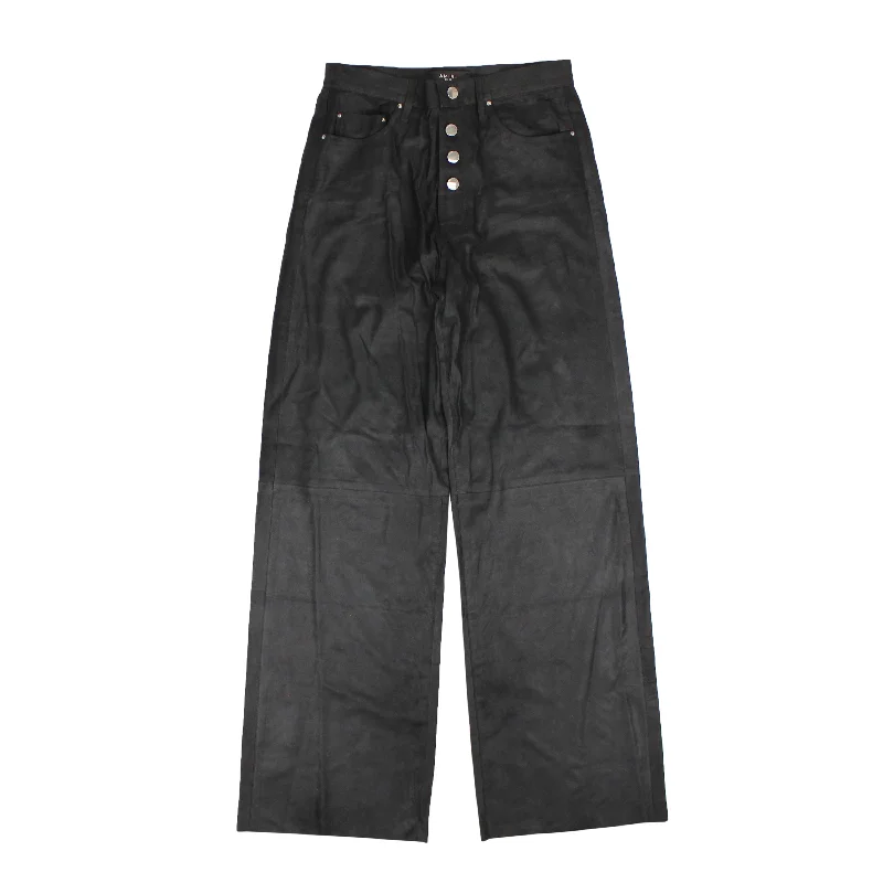 Instant Savings Amiri Baggy Leather Pants
