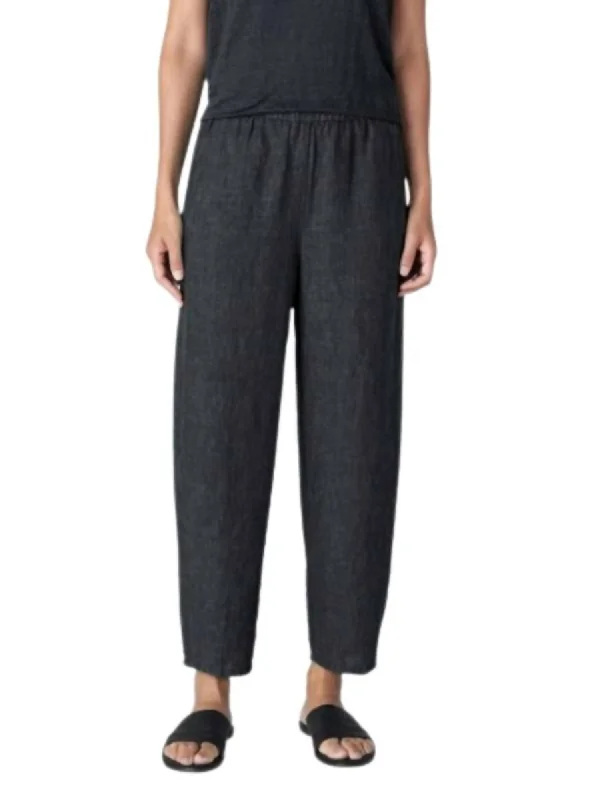Discount Deals Ankle Pleated Ankle Pant In Graphite