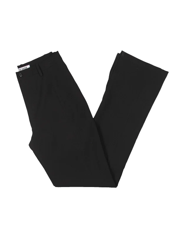 Stock Clearance Atlas Womens High Rise Split Hem Straight Leg Pants