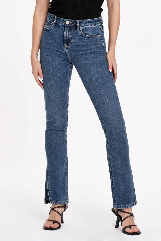 Weekend Deal Blaire High Rise Slim Straight Denim In Romeland