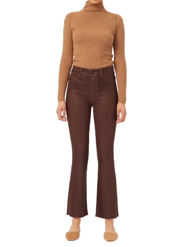 Friends and Family Sale Bridget Boot High Rise Instasculpt Jeans In Chocolate