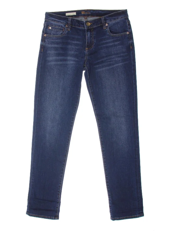 Major Savings Catherine Womens Dark Wash Denim Boyfriend Jeans