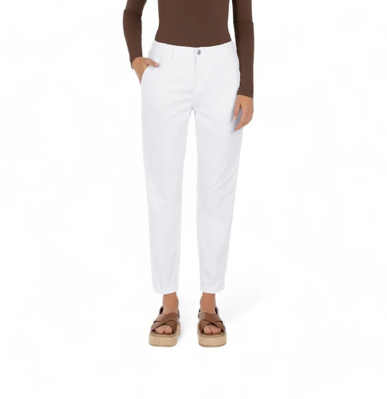 Special Price Chino Turn Up Pant In White