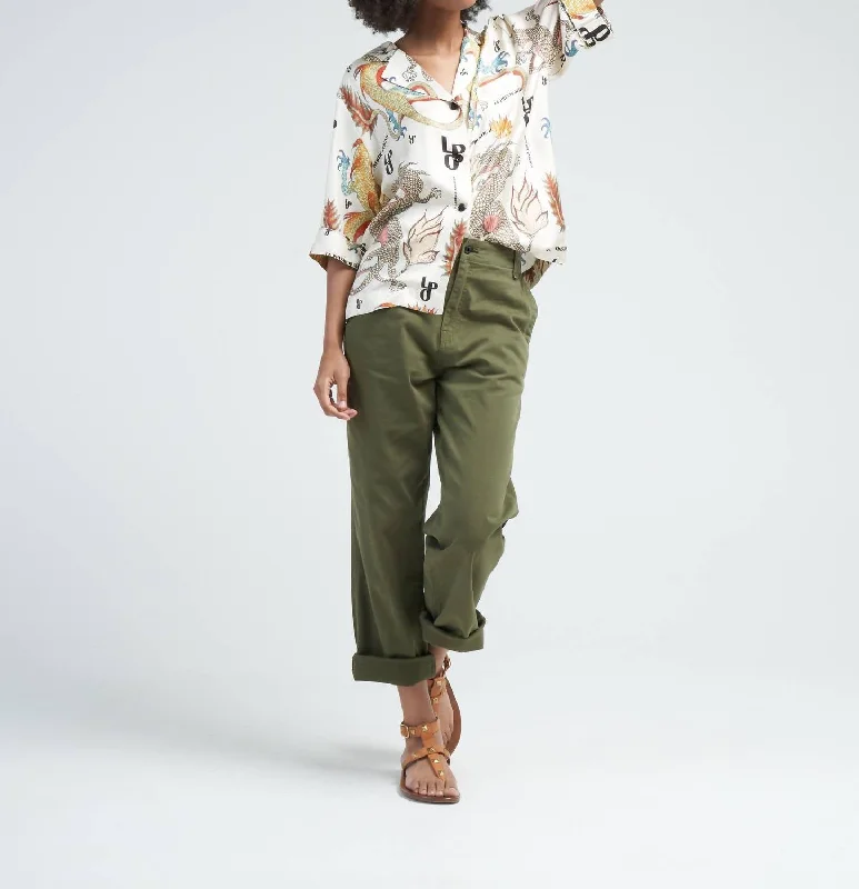 Flash Sale Chino Twill Pants In Fatigue