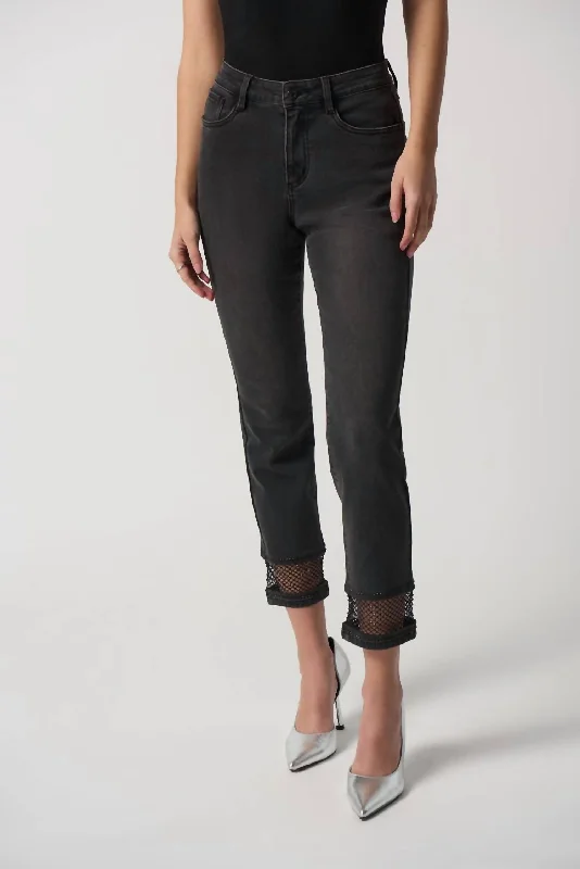 Limited Time Classic Slim Fit Jeans In Grey