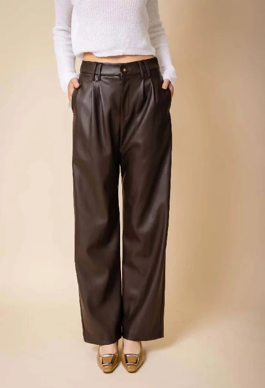 Savings Bonanza Finn Trouser In Brown