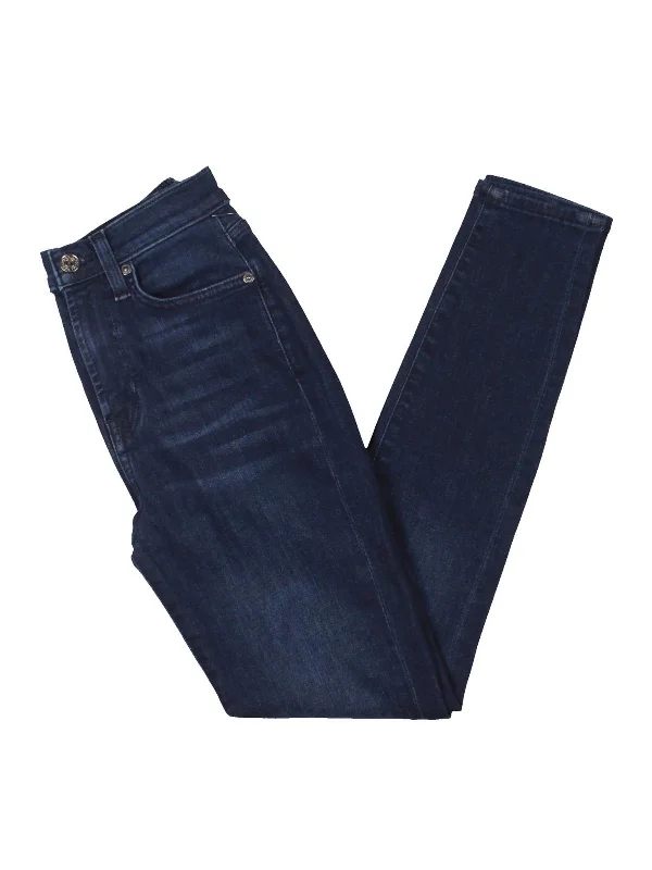 New Deals Gwenevere Womens High Waist Dark Wash Ankle Jeans