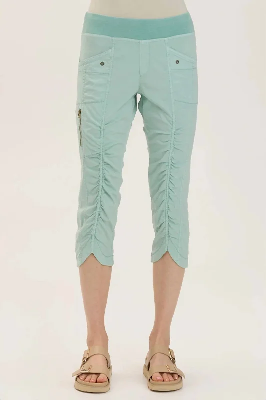 Doorbuster Deal Iris Crop Pants In Aquifer Pigment