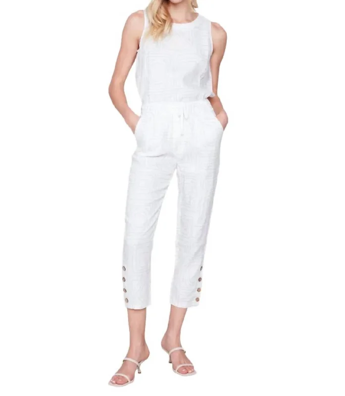 Amazing Deals Linen Jogger Pants In Gray