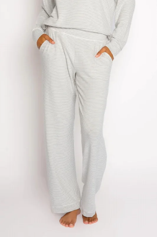 Bonus Savings Live Life Gratefully Pant In Light Grey