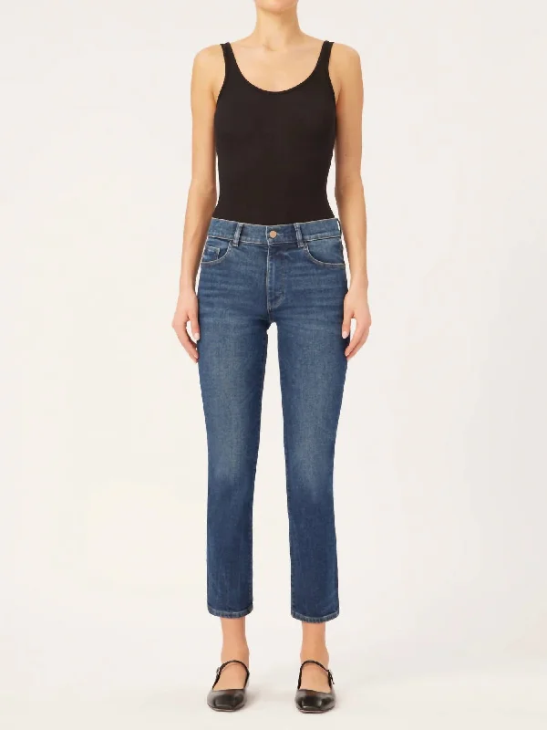 Final Sale Mila Cigarette Mid Rise 28" In Palmwood