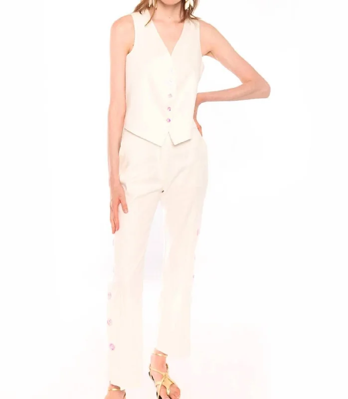 Special Price Natalia Trouser In White