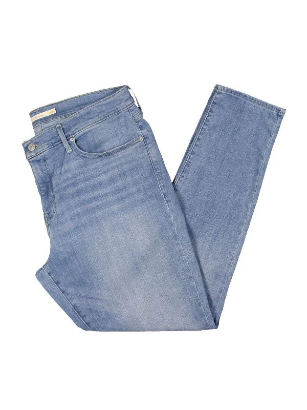 Price Break Oahu Womens Mid Rise Light Wash Skinny Jeans
