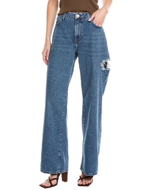 Hot Deal One Teaspoon Jackson Rosewood Wide Leg Jean
