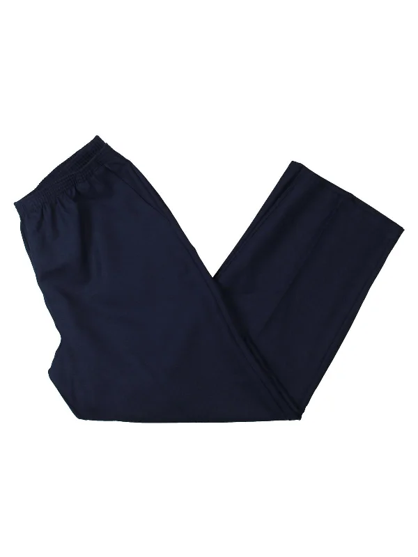 YEAR-End Clearance Petites Womens Classic Fit Elastic Waist Casual Pants