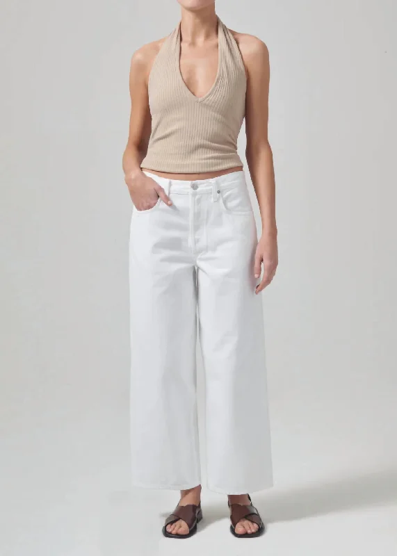 Super Sale Pina Low Rise Jeans In Chalk