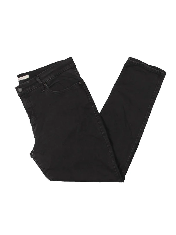 Discount Days Plus Womens Mid Rise Shaping Skinny Jeans