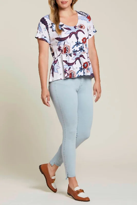 Anniversary Sale Pull On Jean In Pearl Blue