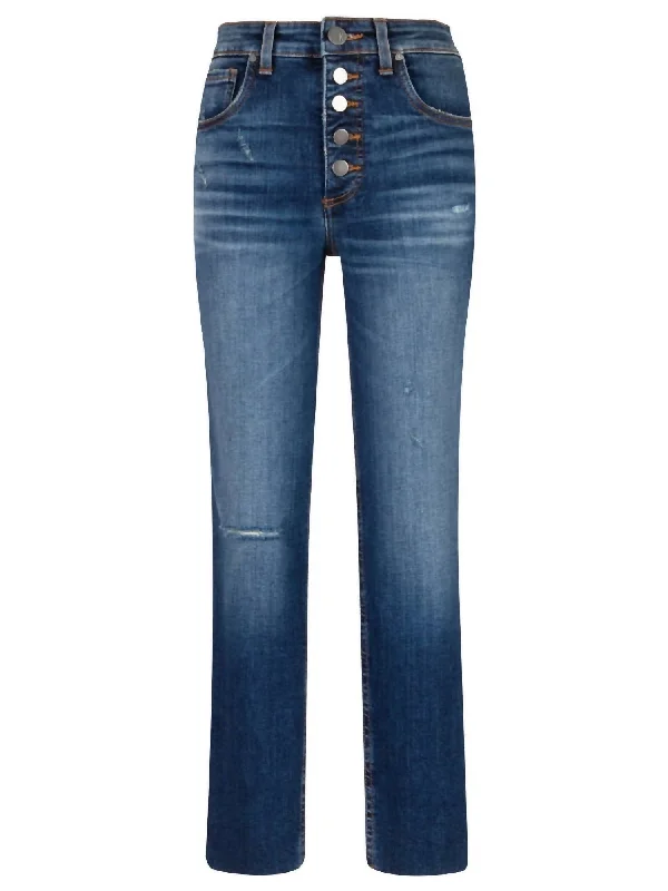 Grand Opening Sale Rachael High Rise Mom Jeans In Blue