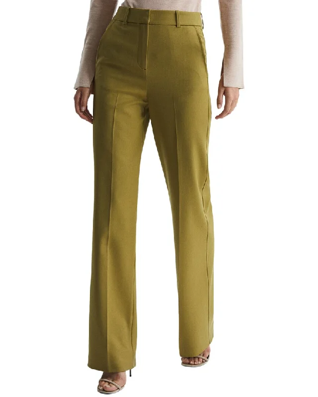 Clearance Event Reiss Iris Wool-Blend Wide Leg Trouser