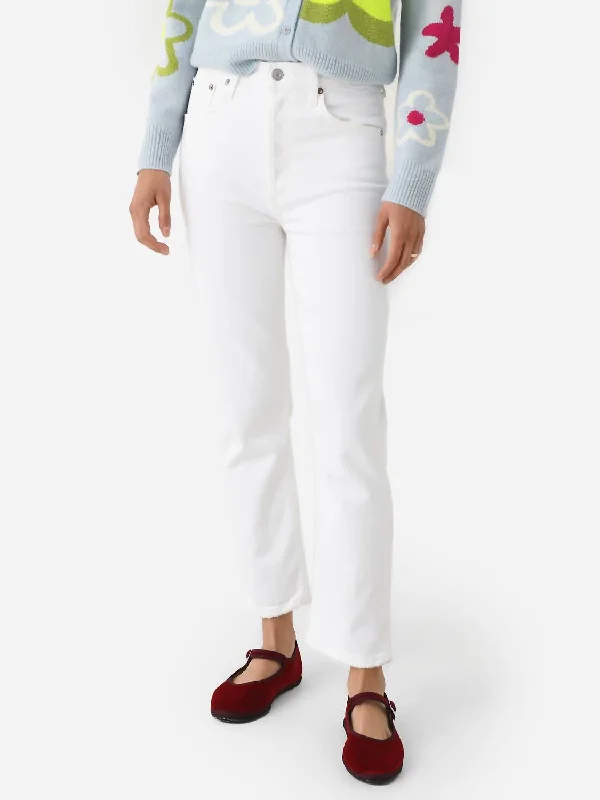 Deal of the Day Riley High Rise Straight Jean In Sour Cream