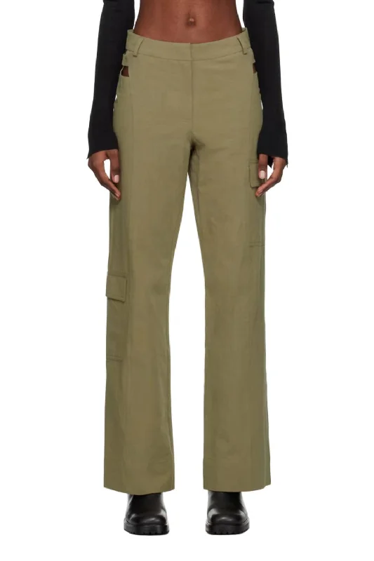 Deal Mania Riley Trousers In Khaki