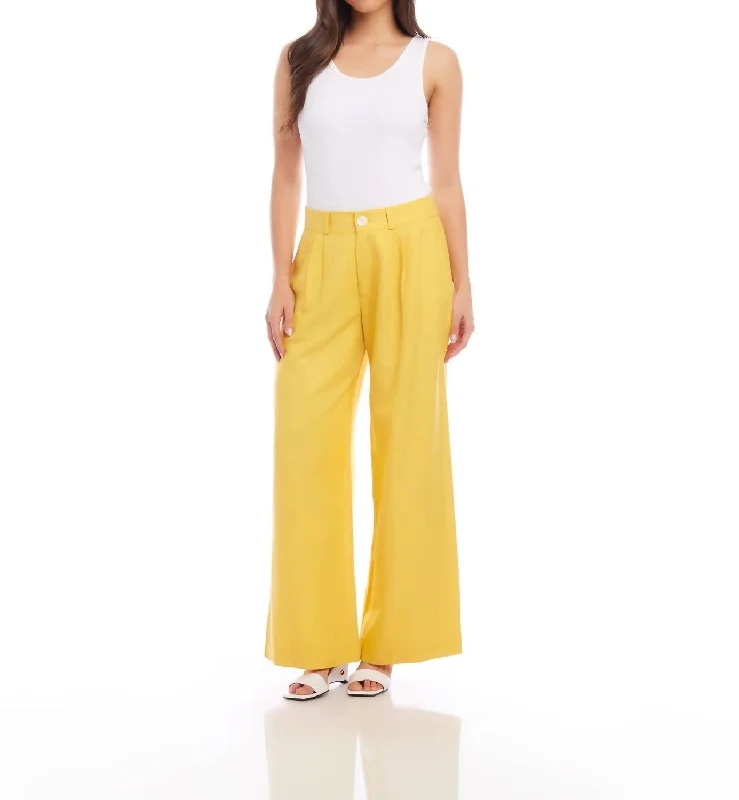 Mega Deal Selby Trousers In Yellow
