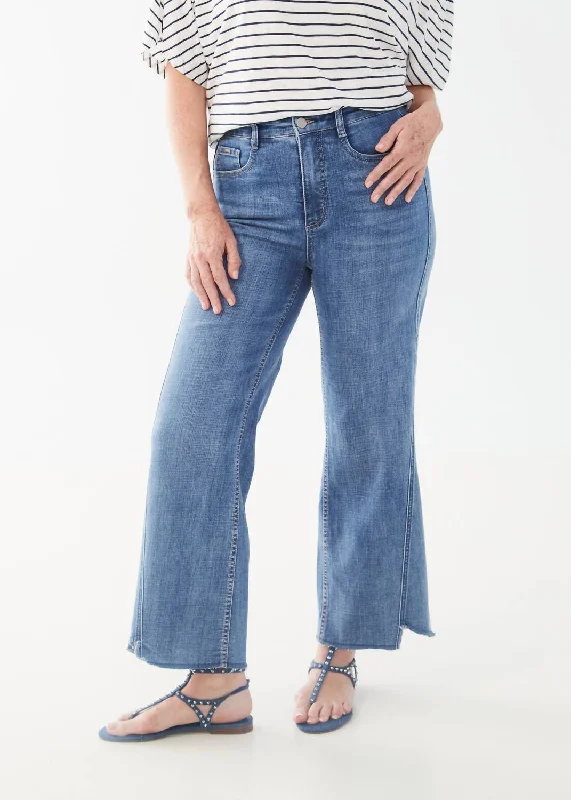 Limited Edition Suzanne Wide Ankle Pants In Indigo