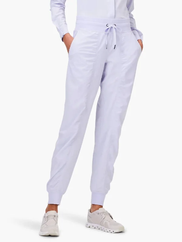 Best Deals Tech Stretch Ruched Jogger In Wisteria Heather