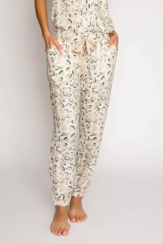 Deal Zone Wild About You Jogger In Oatmeal