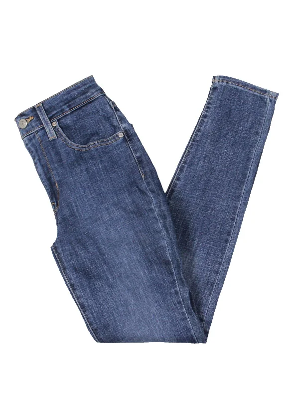 Deal Alert Womens High Rise Solid Skinny Jeans