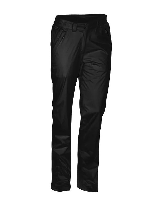 Early Access Women's Merion Rain Pants In Black