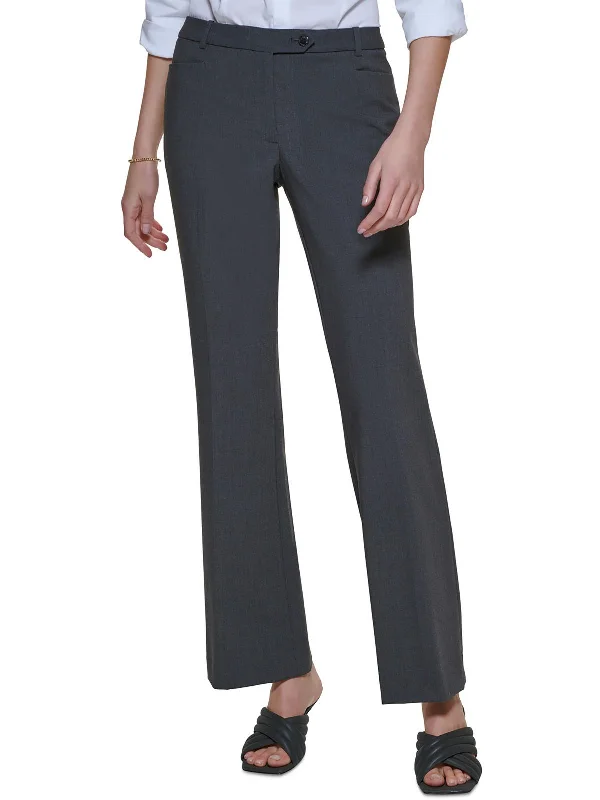 Limited Quantity Womens Modern Fit Mid Rise Dress Pants