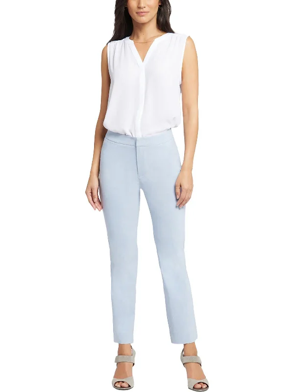 Seasonal Clearance Womens Slim High Rise Straight Leg Pants