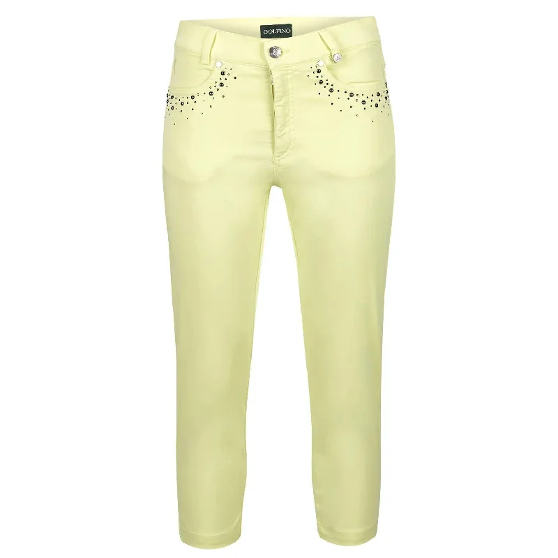 Fantastic Offers Women's Under The Sea Capri Pant In Yellow