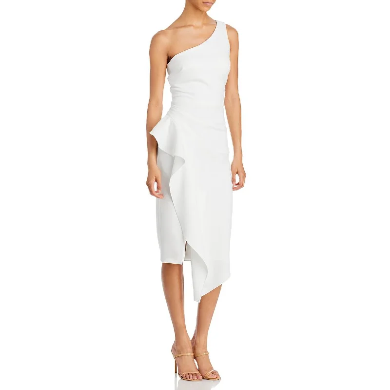 Massive Deals Aqua Womens Scuba Midi Sheath Dress