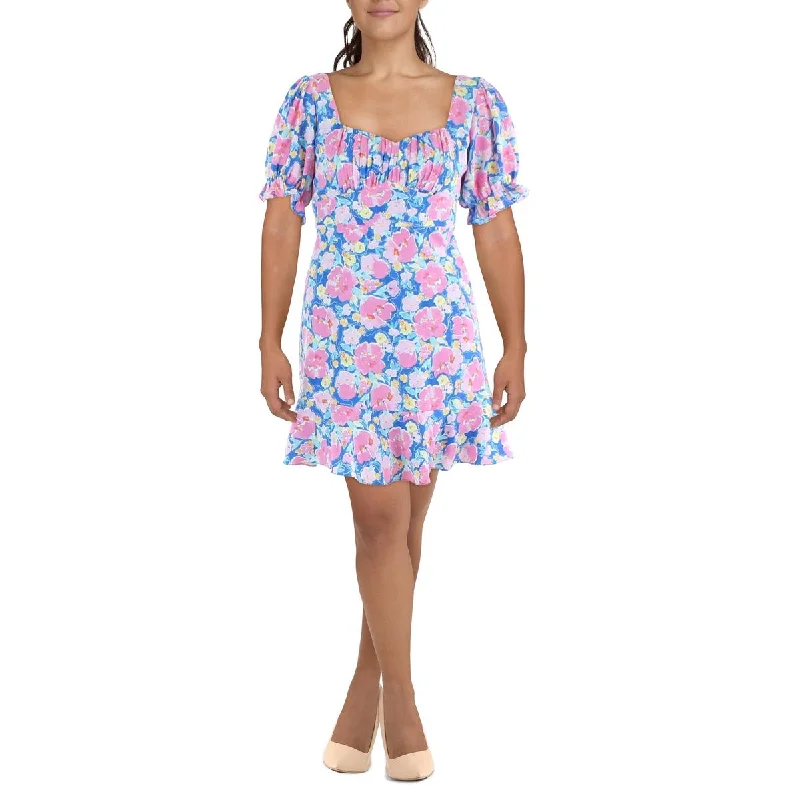 Take Advantage BCBGeneration Womens Wedding Mini Fit & Flare Dress