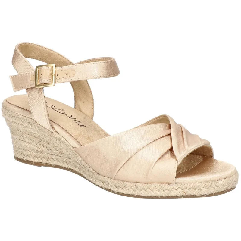 Deal of the Week Bella Vita Womens ISABETH Satin Ankle Pumps