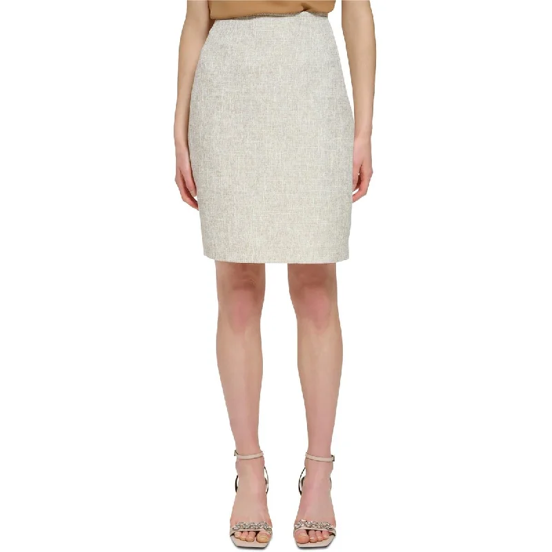 Deal Alert Calvin Klein Womens Above Knee Back Slit Pencil Skirt