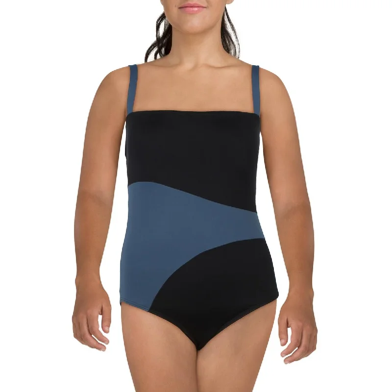 Closeout Contours by Coco Reef Womens Solid Nylon One-Piece Swimsuit