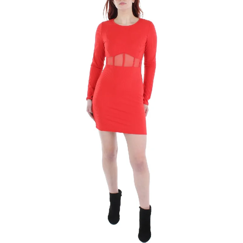 Savings Event Derek Heart Womens Juniors Mesh Corset Mini Mini Dress