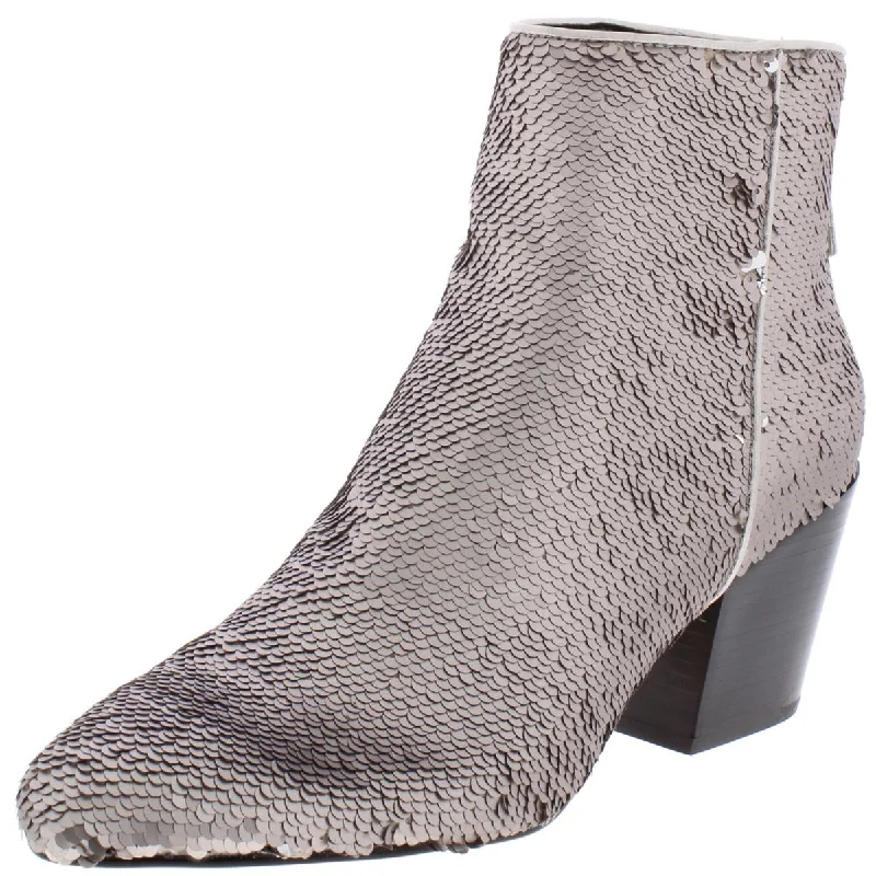 Weekend Deal Dolce Vita Womens Coltyn Leather Pointed Toe Booties