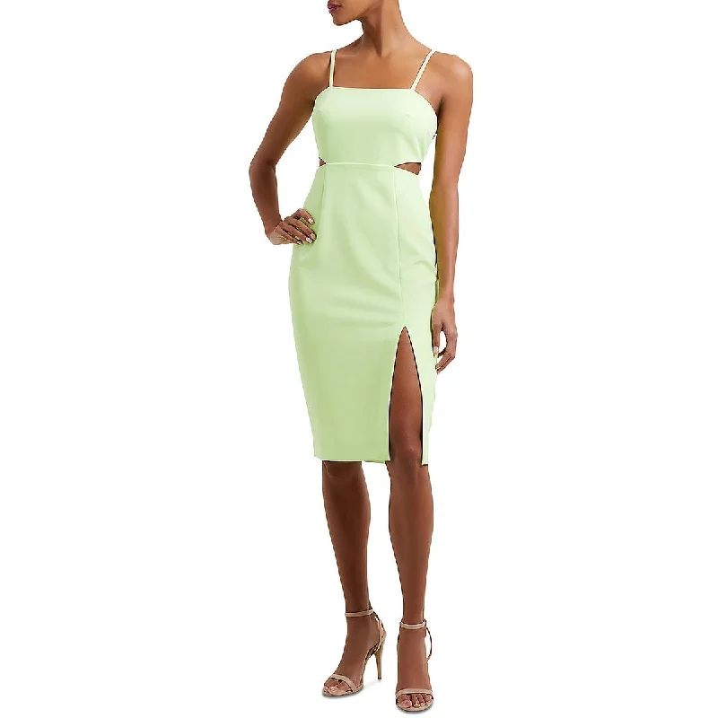 Deal Dash French Connection Womens Echo Cut-Out Knee-Length Cocktail And Party Dress