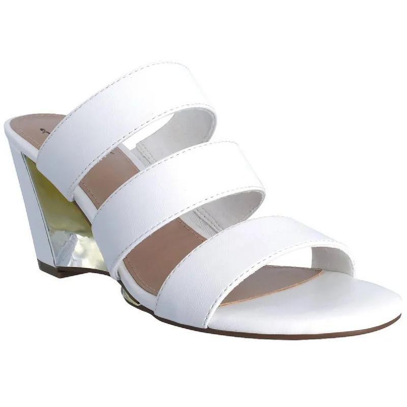 Great Deals Impo Womens Vestie Faux Leather Strappy Mules