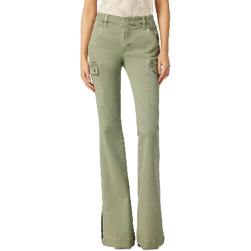 Blowout Deals Joe's Womens Frankie Split Hem Denim Cargo Jeans