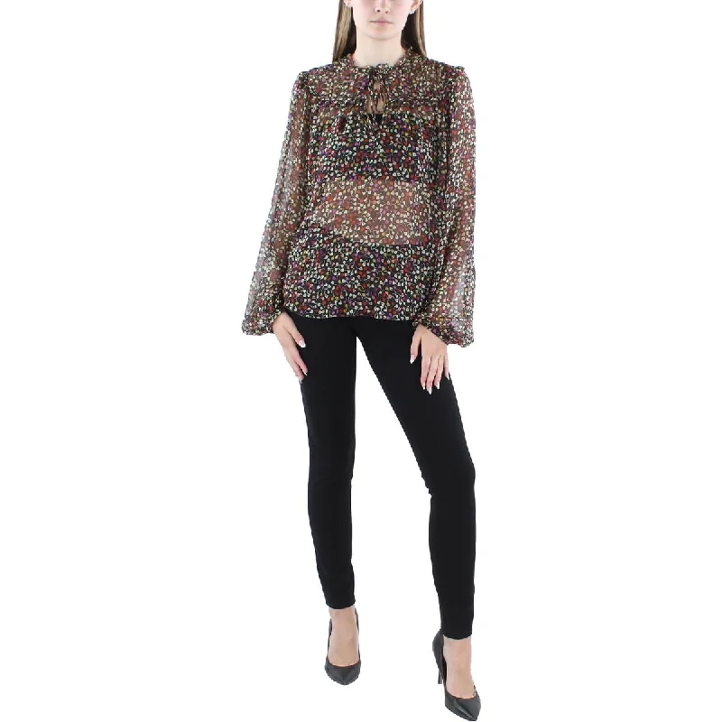 Major Savings Joie Womens Chiffon Floral Print Blouse