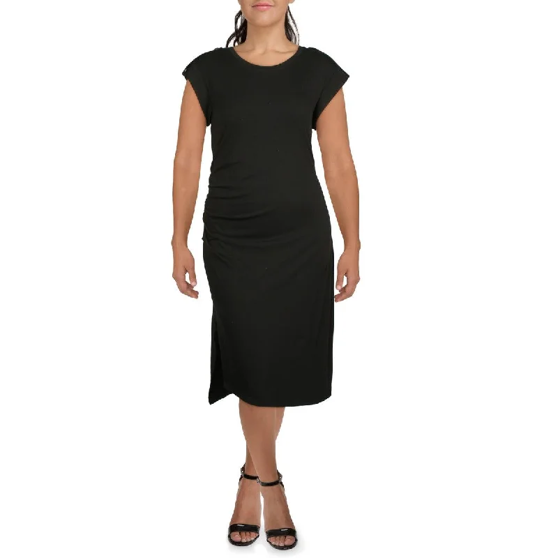 Special Offer Lauren Ralph Lauren Womens Asymmetrical Hem Midi T-Shirt Dress