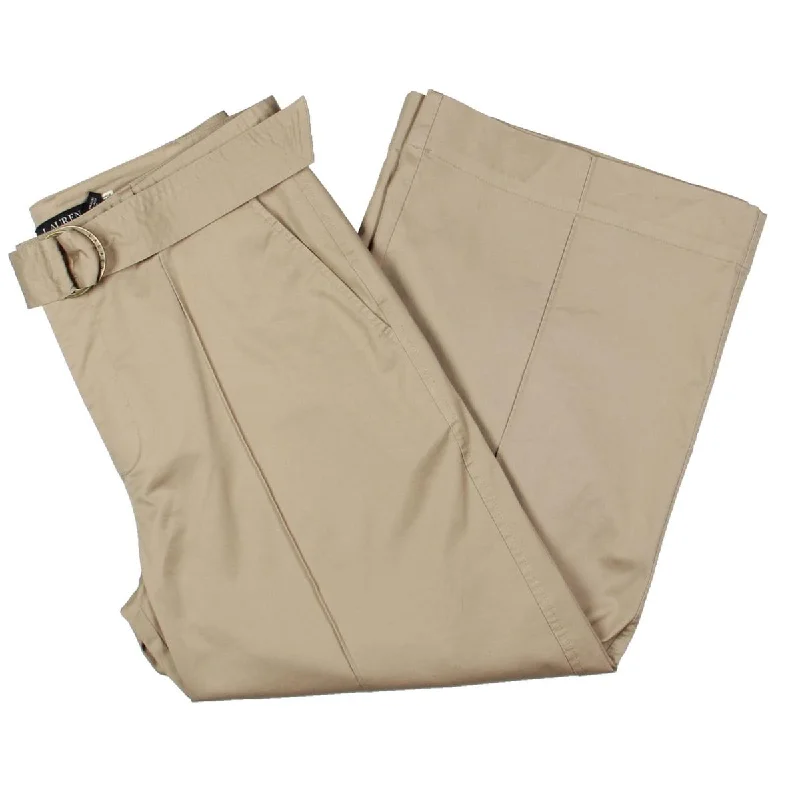 Buy Now Lauren Ralph Lauren Womens Belted Twill Wide Leg Pants