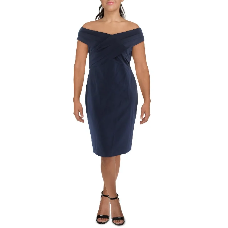 Savings Spectacular Lauren Ralph Lauren Womens Irene Off-The-Shoulder Cocktail and Party Dress