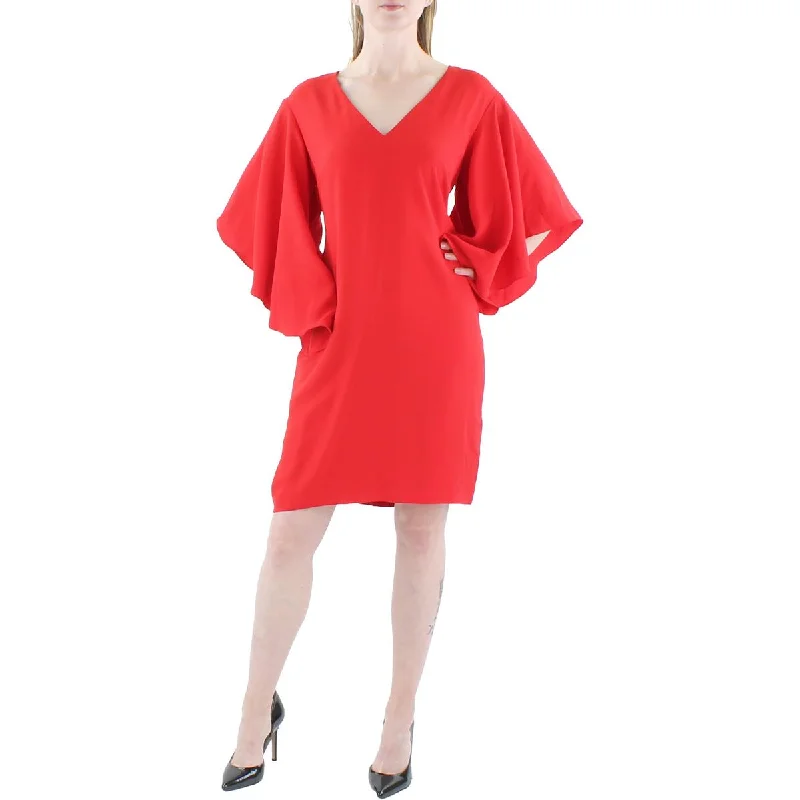 Super Savings Lauren Ralph Lauren Womens Knit Midi Cocktail and Party Dress